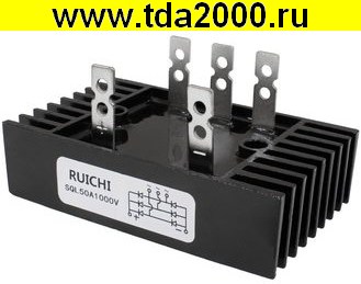 SQL50A 50A 1000V (60x100) диодный мост