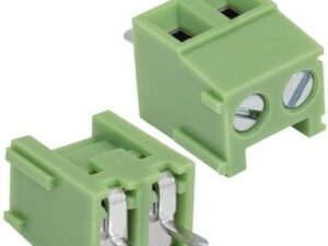 Разъём Клеммник XY303V-02P 3.81mm лифт терминальный блок  (колодка на плату для провода под винт)