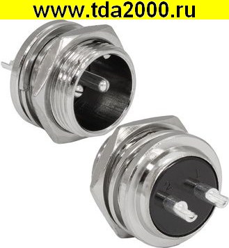 Разъём Цилиндрический малогабаритный GX16M-2C