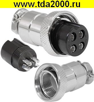 79293.jpg Разъём Цилиндрический малогабаритный GX20M-4A — изображение 1