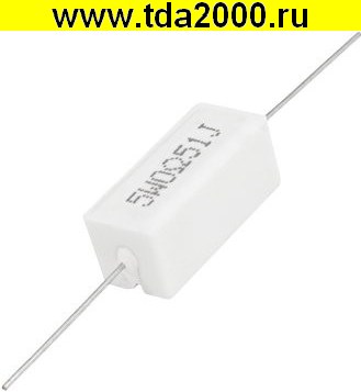 Резистор 0,51 ом 5вт SQP,PRW SQP5 выводной