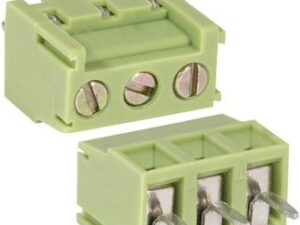 Разъём Клеммник XY303V-03P 3.81mm лифт терминальный блок  (колодка на плату для провода под винт)