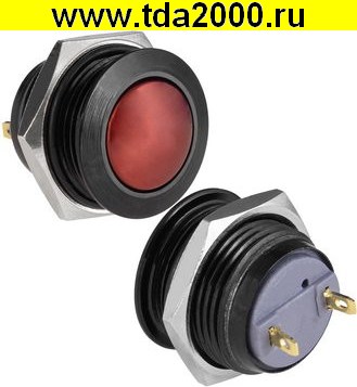 Кнопка антивандальная GQ16B-10/J/B/R/N off-(on)