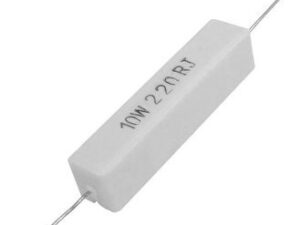 Резистор 220 ом 10вт SQP,PRW SQP10 выводной