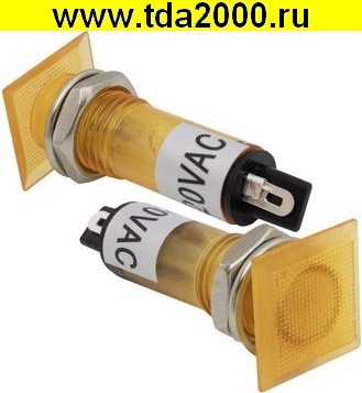 Лампа неоновая в корпусе N-826-Y 220V