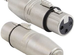 Разъём XLR JD-486 / XLR 3P F-mini jack 3.5 M микрофонный