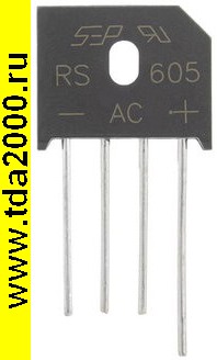 RS605 диодный мост
