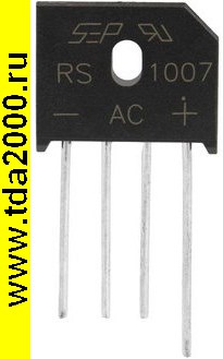 RS1007 диодный мост