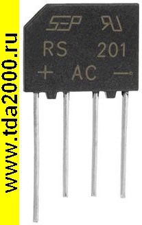 RS201 диодный мост