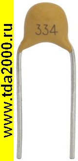 0,33 мкф 50в X7R конденсатор