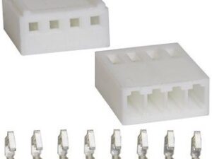 Разъём Питания низковольтный HU-04 pitch 2.54mm+Terminal