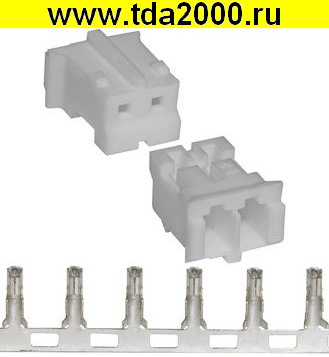 80295.jpg Разъём Питания низковольтный HB-02 (MU-2F) pitch 2.0mm+terminal — изображение 1