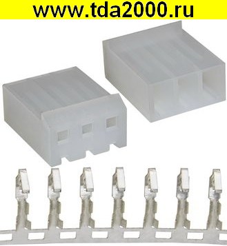 Разъём Питания низковольтный PHU-03 pitch 3.96 mm + terminals