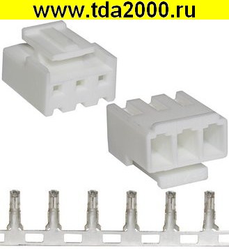 80400.jpg Разъём Питания низковольтный PHU2-03 pitch 3.96 mm + terminal — изображение 1