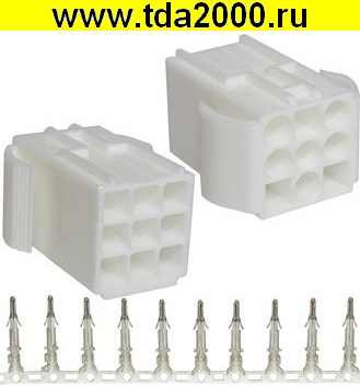 80410.jpg Разъём Питания низковольтный MFC-3x3M pitch 4.5 mm+ terminals — изображение 1