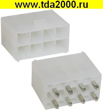 Разъём Питания низковольтный MF-2x4S + Terminals