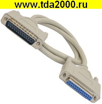81119.jpg Шнур компьютерный LPT DB-25F / DB-25M 0.8m — изображение 1