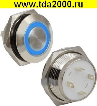 Кнопка антивандальная GQ16TF-10E/B/N off-(on)