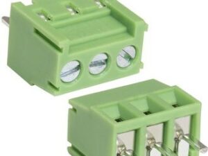 Разъём Клеммник RG302-3.5-03P терминальный блок  (колодка на плату для провода под винт)