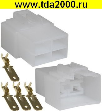 Разъём Соединитель автомобильный DJ7042-6.3-11