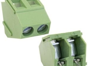 Разъём Клеммник RG103-5.0-02P терминальный блок  (колодка на плату для провода под винт)