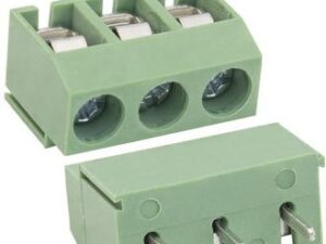 Разъём Клеммник RG126-5.0-03P терминальный блок  (колодка на плату для провода под винт)