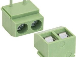 Разъём Клеммник RG126R-5.0-02P терминальный блок  (колодка на плату для провода под винт)