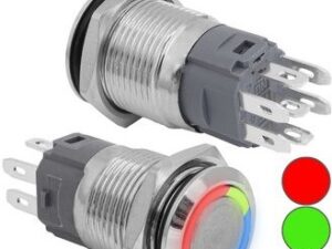 Кнопка антивандальная GQ16B-10E/RGB/N off-(on)