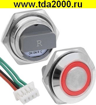 Кнопка антивандальная GQ16TF-4E/R/N off-(on)