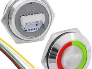 Кнопка антивандальная GQ19TF-5E/RG/N off-(on)