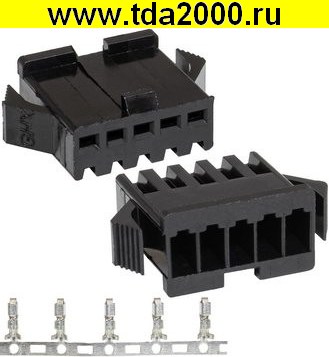 81842.jpg Разъём Питания низковольтный SM-5F 2.54mm + Terminal — изображение 1