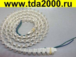 LED лента герм. PVC oval 1M W LUX class (белый)