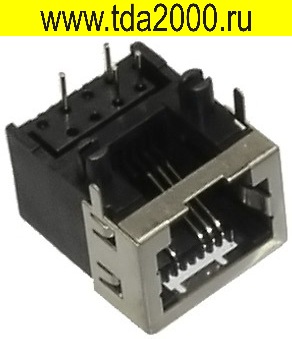 Разъём Rj TJ11-8P4 cетевая розетка