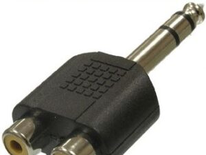 Переходник 7-0176 / 6.35 stereo-2RCA JACK
