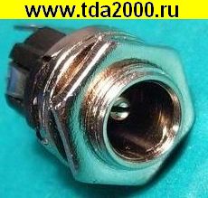 Разъём штырьковый 5,5х2,1 гнездо на корпус металл (VK10320A)