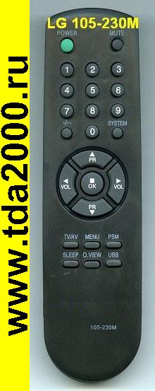 Пульт Lg 105-230M TV (подходит для Goldstar 105-230)