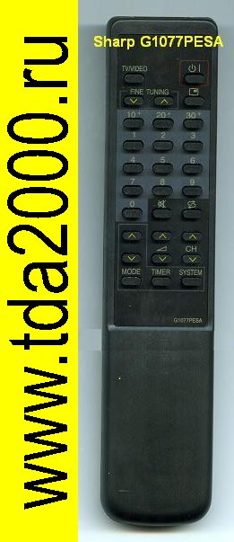 Пульт Sharp G1077 PESA н/о TV