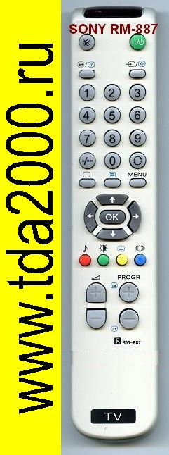 Пульт Sony RM887 TV/TXT