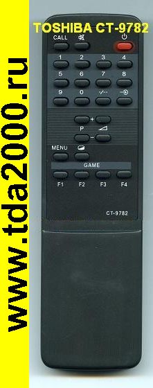Пульт Toshiba CT9782 TV(=9678)