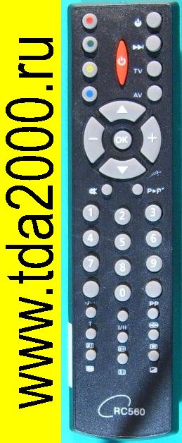 Пульт Rubin RC560=RC500= RC5TXT=RC-5840