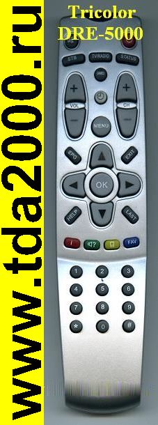 Пульт Триколор DRE-5000 (DRE ресивер, General Satellite)