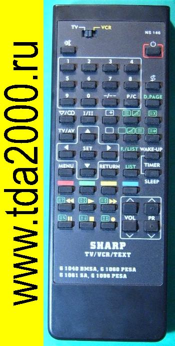 Пульт Sharp G1060=1096=1040 TV/VCR/TEXT