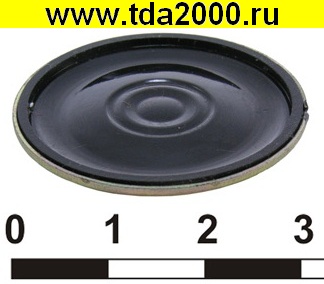 Динамик диаметром 30мм 50ом 0,25вт DXI30N-A