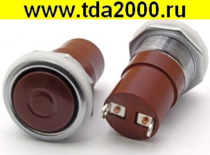 Кнопка К1-2 d=20мм красный (замена) на замыкание