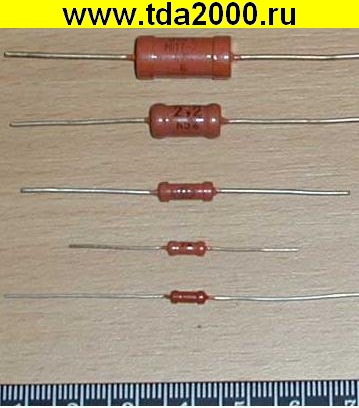 Резистор 43 ком 1вт МЛТ-1 выводной