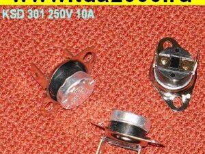 термореле 140°C 10А KSD301 норм.замкн.