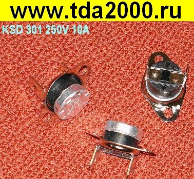 термореле 140°C 10А KSD301 норм.замкн.