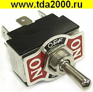 Тумблер KN3(B)-203P(A) on-off-on