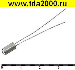 ФД 256 никель, с линзой (гибкие выводы) диод