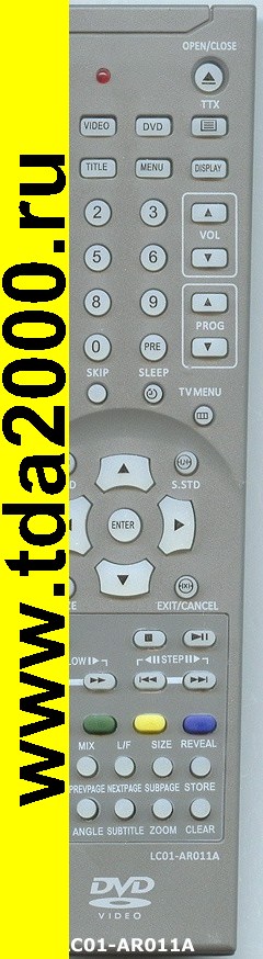 Пульт Rolsen LC01-AR011 A [tv/dvd]